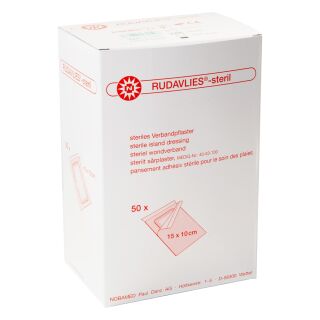 Rudavlies Inselpflaster steril 15cmx10cm 50 ST PZN 07092695