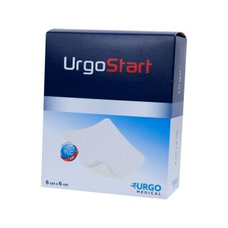 UrgoStart Schaumstoffkompresse 6x6cm 10 ST PZN 07750247