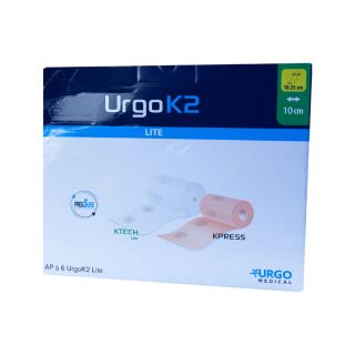 UrgoK2 Lite Kompressionssystem 10cm Knöchelumfang 18-25cm 6 ST PZN 08464147