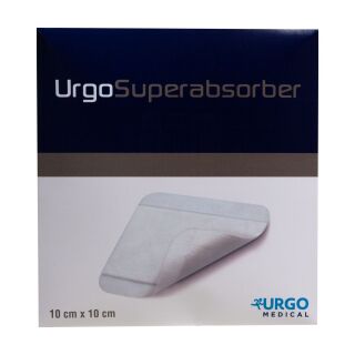 UrgoSuperabsorber Wundauflage 10x10cm 10 ST PZN 07110565