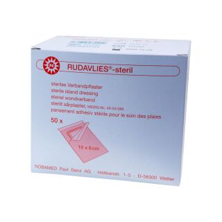 Rudavlies Inselpflaster steril 10x6cm 50 ST PZN 00031443