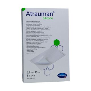 Atrauman Silicone steril Kompresse 7,5x10cm 10 ST PZN 11666096