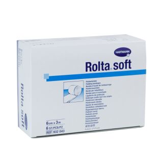 Rolta soft Synthetik-Wattebinden 3mx6cm 6 ST PZN 04456518