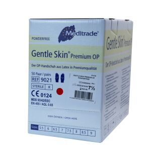 Gentle Skin Premium OP-Handschuhe Lat.puderfrei steril Gr.7,5 100 ST PZN 02244315