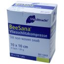 BeeSana Vliesschlitzkompresse steril 4-fach 10x10cm 25x2...