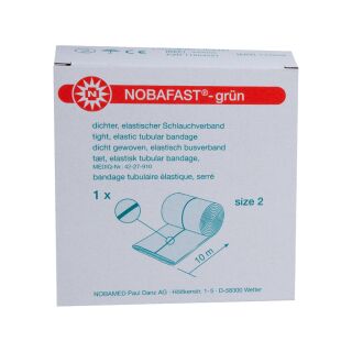 Nobafast Elastischer Schlauchverband grün 10m Gr.2 1 ST PZN 11854521