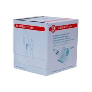 Nobafast Elastischer Schlauchverband blau 10m Gr.3 1 ST PZN 11854538