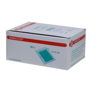 Nobacutis Salbenkompresse 5x5cm 50 ST PZN 02269226