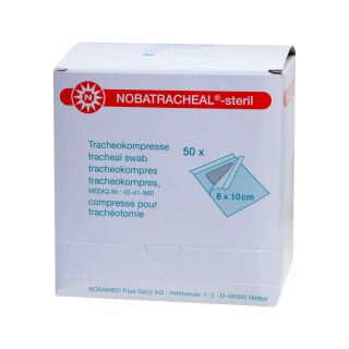 Nobatracheal-steril Tracheokompressee 8x10cm 50 ST PZN 07100035