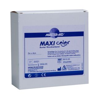 Maxi Color Kinder-Wundschnellverband Fische 5mx4cm 1 ST PZN 09640586