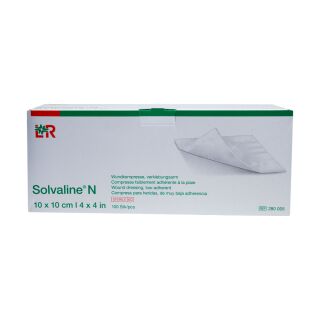 Solvaline N Wundkompressen 10x10cm 100 ST PZN 07597745