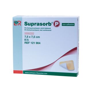 Suprasorb P PU-Schaumverband nicht klebend 7.5x7.5cm 8 ST PZN 07402291