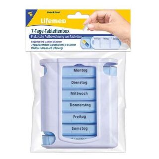 7-Tage-Tablettenbox 12.8 cm X 11.2 cm X 4.2 cm 1 ST PZN 016023894