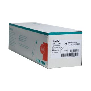 Omnifix Solo Einmalspritze Luer 3-tlg. 100x5ml PZN 00569958
