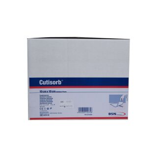 Cutisorb Saugkompressen unsteril 10x10cm 100 ST PZN 02536868
