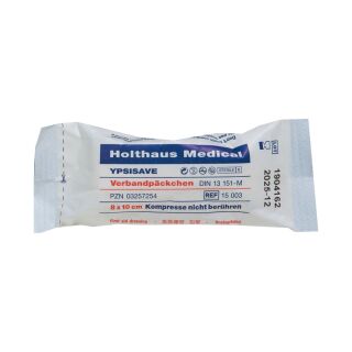 Verbandpäckchen Ypsisave steril DIN13151M 10x8cm 1 ST PZN 03257254