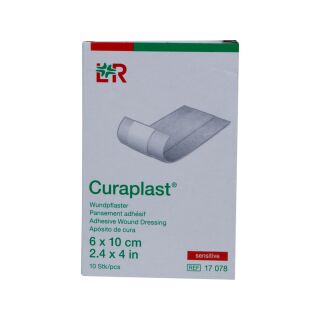 Curaplast sensitive Wundschnellverband 6x10cm 10 ST PZN 06980100