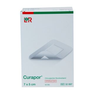 Curapor Chirurgischer Wundverband steril 7x5cm 50 ST PZN 10757170