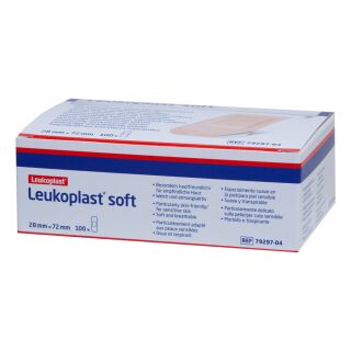 Leukoplast Soft Strips 28x72mm 100 ST PZN 13838437