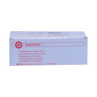 Rudapor Fixierpflaster 2.5cmx9.14m 12 ST PZN 09510085