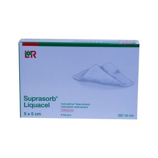 Suprasorb Liquacel Hydroaktive Kompresse steril 5x5cm 8 ST PZN 08561873