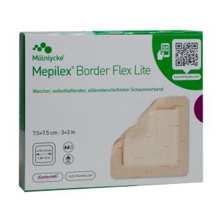 Mepilex Border Flex Lite 7.5x7.5cm 5  REF 581250 ST PZN 16226516