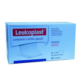 Leukoplast Kompresse Cotton Gauze 10x20cm 8-fach steril 50 ST PZN 17207923