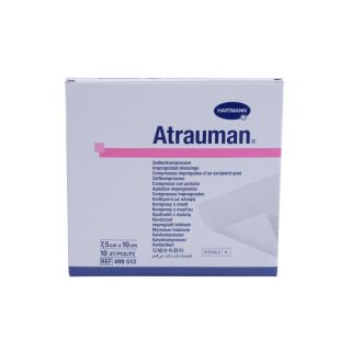 Atrauman Salbenkompressen steril 7,5x10cm 10 ST PZN 03829302