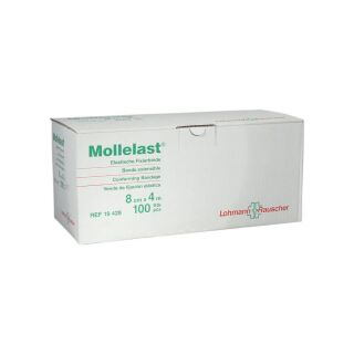Mollelast elastische Fixierbinde weiß  8cmx4m 100 ST PZN 07402428