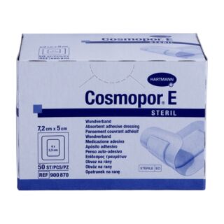 Cosmopor E steril Wundverband 7,2x5cm  50 ST