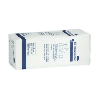 ES-Kompressen unsteril 5x5cm 8fach 100 ST
