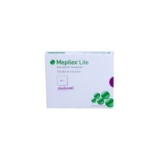 Mepilex Lite Schaumverband steril 7,5x8,5cm 5 ST PZN 03642443