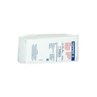 Topper 8 Vliesstoffkompresse unsteril 5x5cm 100 ST PZN 03420464