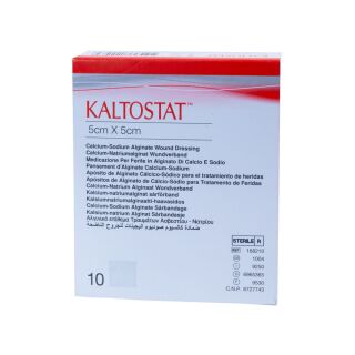 Kaltostat Wundauflage 5x5cm 1x10 ST PZN 06965365