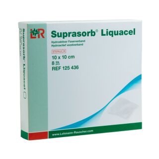 Suprasorb Liquacel Hydroaktive Kompresse steril 10x10cm 8 ST PZN 08561904