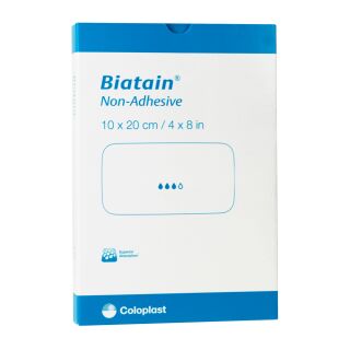 Biatain Schaumverband nicht haftend 10x20cm 5 ST PZN 00953852