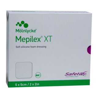 Mepilex XT 5x5 cm Schaumverband 5 ST PZN 11303838
