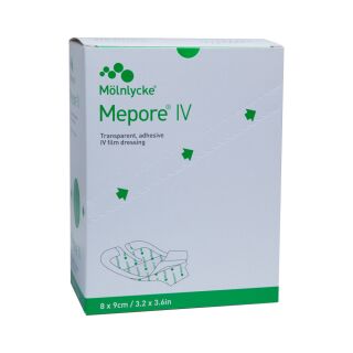 Mepore IV steril Kanülenfixierverband 8x9 cm 70 ST PZN 02381271